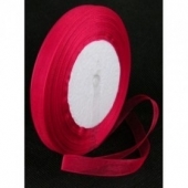 Cinta de organza rojo 12mm. Rollo 45 metros