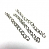 Terminal cadena 40x3mm. Acero inoxidable